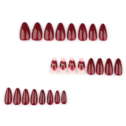 Red love nails
