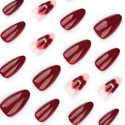 Red love nails
