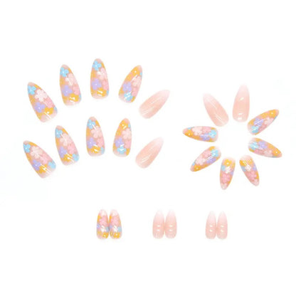 Flowery Nails