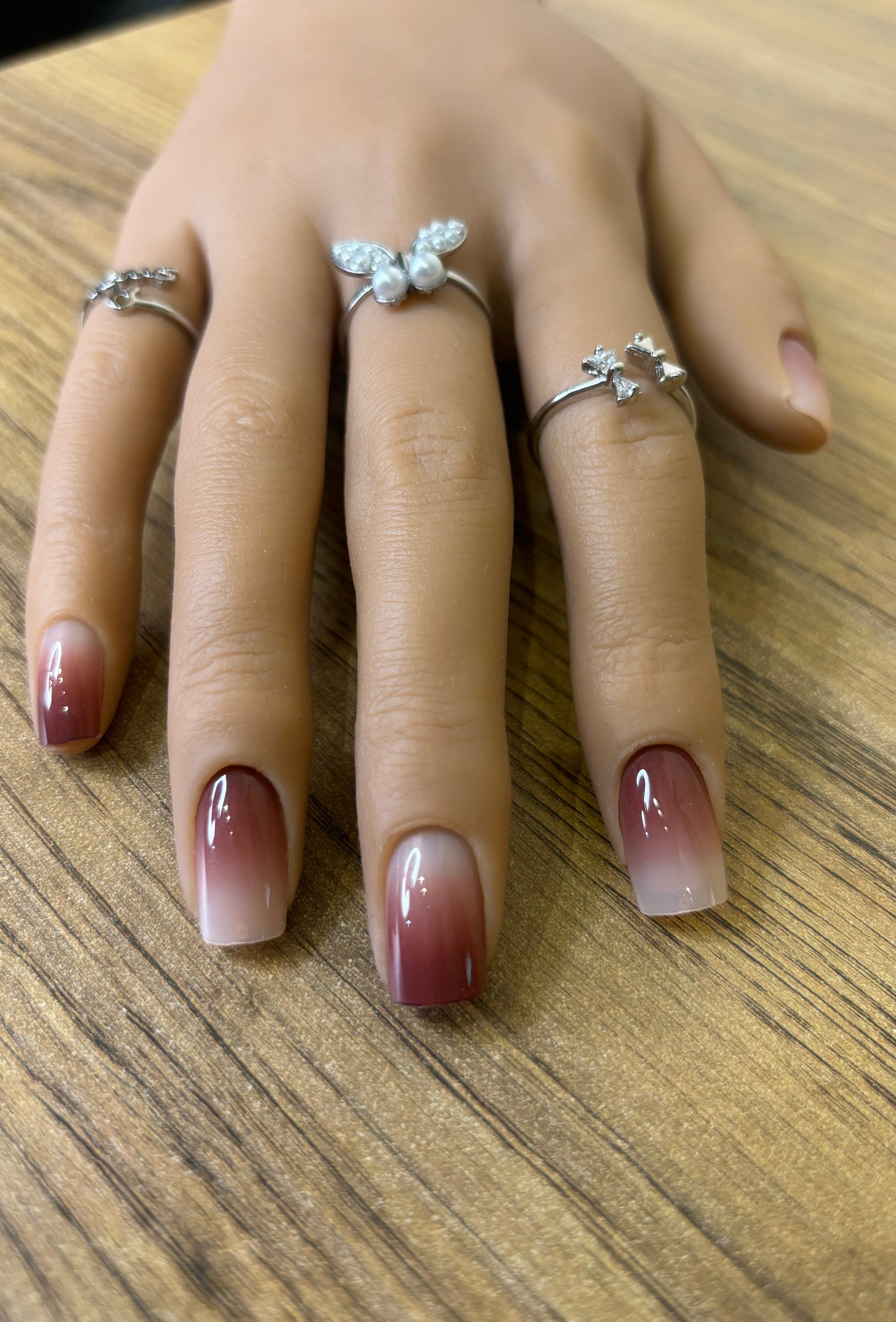 Brown Ombre Nails