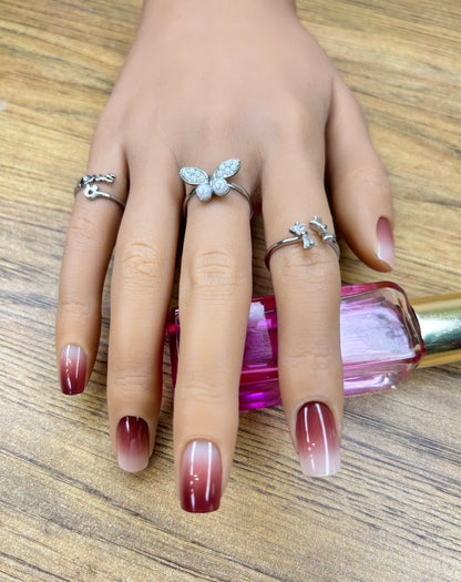 Brown Ombre Nails