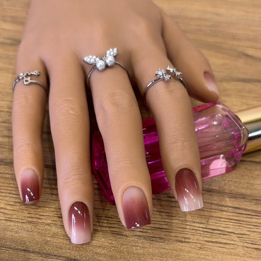 Brown Ombre Nails