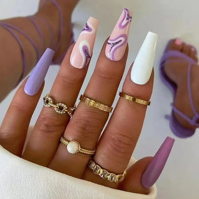 Lilac Nails