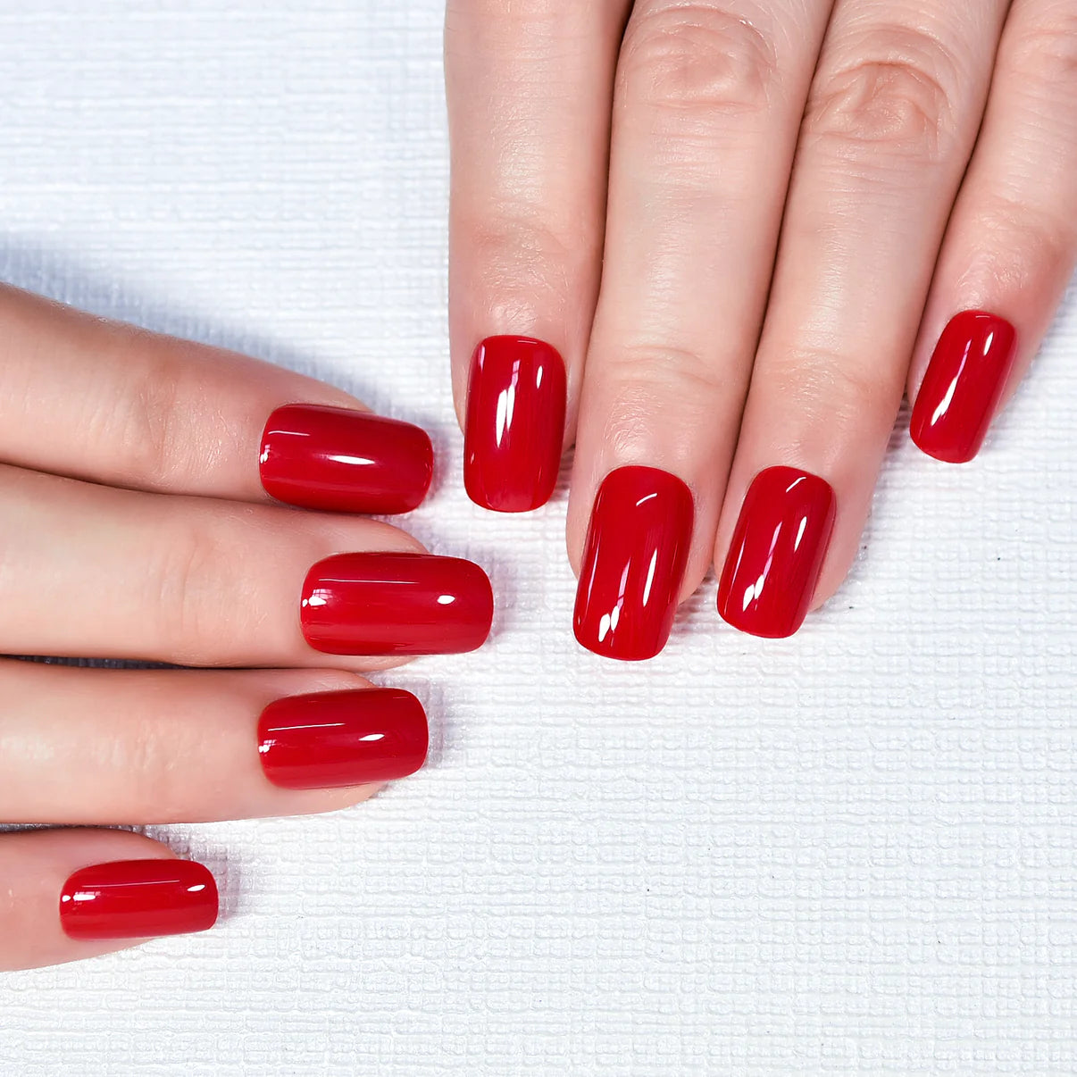 Red Ruby nails